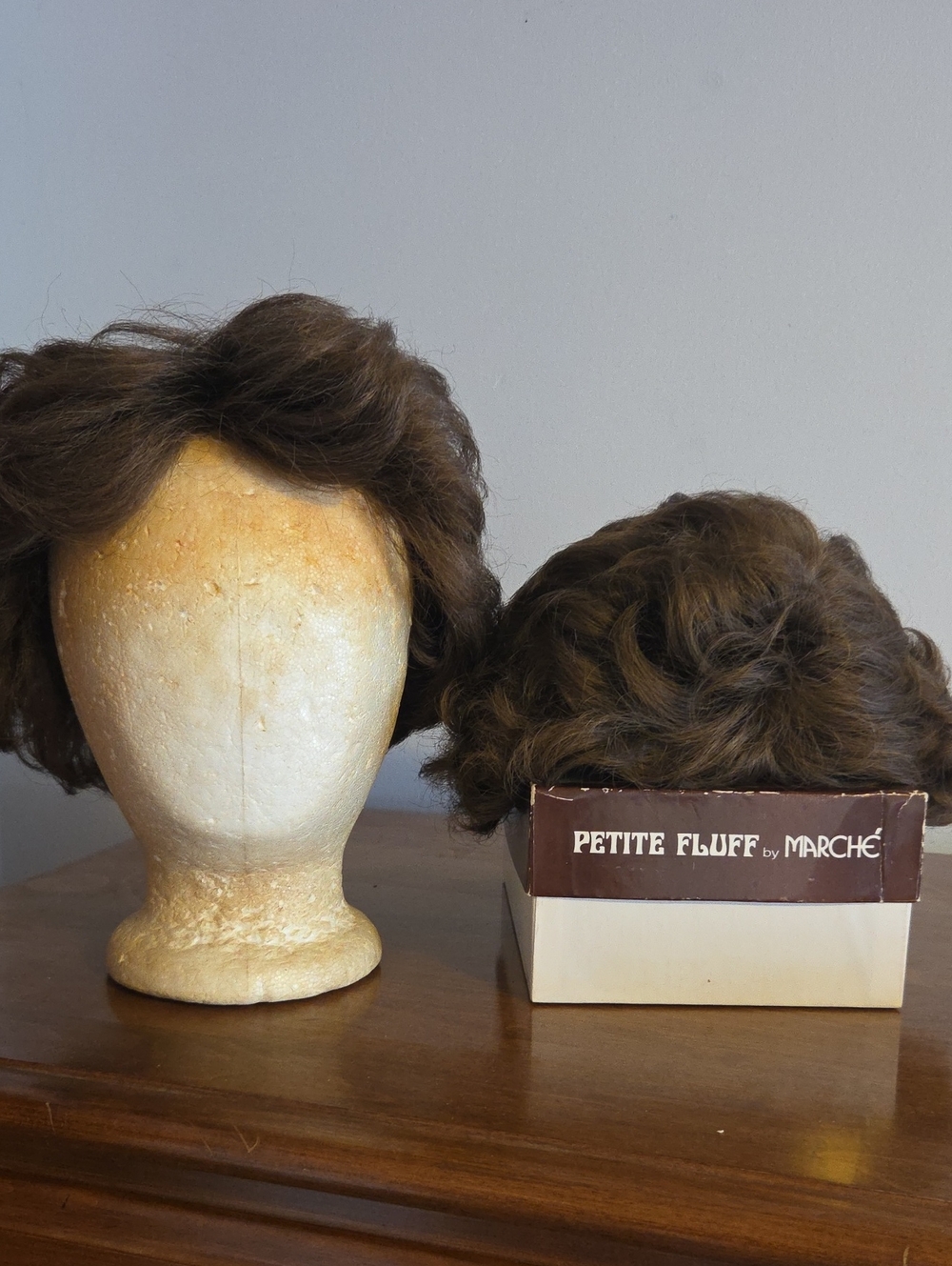 Two Short Brown Women's Wigs- Soft Wave Marche Original Box